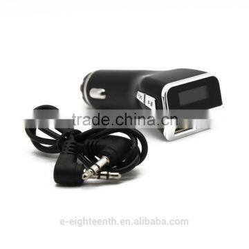 2016 Hot 3 in 1 Cigarette Lighter Car Charger 2.1A Car MP3 Player Wireless FM Transmitter photo-2