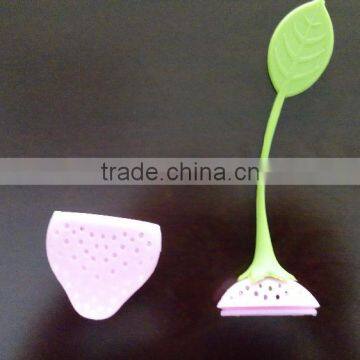 FDA and LFGB Approved Food Grade Dish-washer Silicone Tea Infuser , Custom Cheap Silicone Tea Infuser Wholesale photo-3