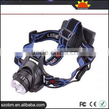 Wholesale RJ-2181A Zoom Bike Headlamp, Adjustable LED Bicycle Front Light,XM-L T6 Focus LED Headlamp