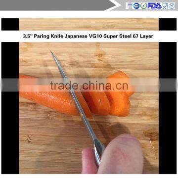 3.5" Paring Knife Japanese VG10 Super Steel 67 Layer High Carbon Stainless Steel Razor Sharp photo-4