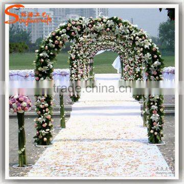 2016 New Wedding Decoration Backdrop Pink Color Artificial Flower Wall photo-6