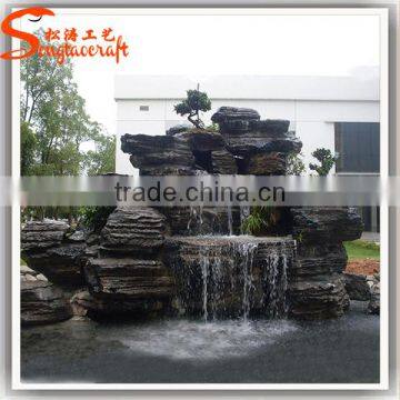 Small Water Features Fountain, Backyard Wall-mounted Artificial Waterfalls, Garden Waterfall Fountains Wall photo-5