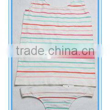 seamless women's underwear sets with stripe