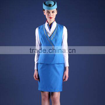 New Design Fashion Airline Uniform Airline Stewardess photo-4