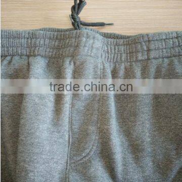 220-250GSM Men's 100%plyester fleece pants with side seam zip pocket