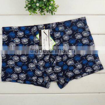 Colorful Geometry Bamboo Fiber Men Pantise Boyshort Wholesale Stock Men Boxer Briefs photo-6