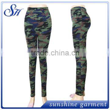 fitness leggings with Camo 2017 Spot Drill design