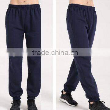 winter men women thicken 100% cooton sweatpants convergent feet beam foot more leisure sports pants