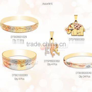 Some Very Exclusive Combo Three Tone Plated Jewelry of 236 Pieces For USD $ 250 With FREE SHIPPING photo-4