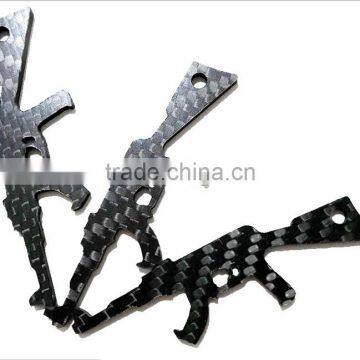 carbon fiber gun pendants charms diy carbon fiber pendants charms jewelry accessories new and unique products charms accessories