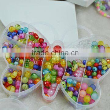 Gourd Shaped Loose Beads Set Box Cheap Kids Rosary Beads Acrylic Loose Beads for Children Gift photo-3