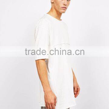 MGOO 2017 OEM Plus Size American Apparel Newest Fashion Plain White T-shirt Custom Cotton Street Style photo-2