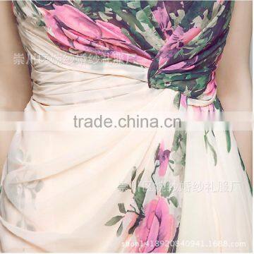 MGOO Popular Stock Women Floral Maxi Evening Dress Sleeveless Sheer Prom Women Fashion Party Dresses Longo 1505 photo-5