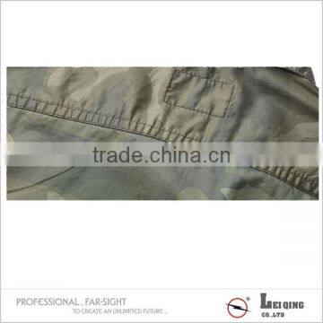 Cotton Fashion Olive Green Military Style Long Sleeve Shirt photo-6