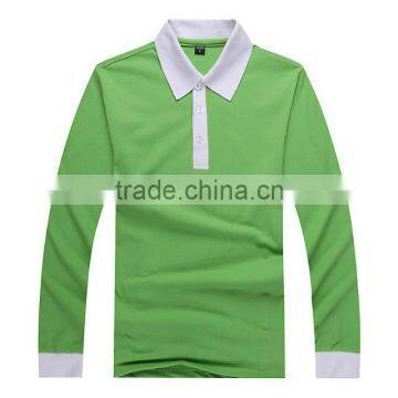 China Factory Latest Fashion Electronic Blank Long Sleeve Polo T-shirt Custom photo-2