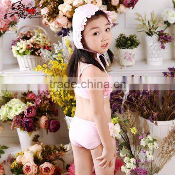 S13724A Popular Swimwear Wholesale Last Design for Kids Bikini Swimwear 2016 photo-2