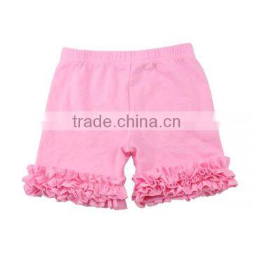 Outlook Kaiyo boutique summer children clothes pink icing ruffle raglan baby shorts girl summer shorts