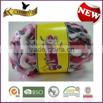 Top quality super soft felling fancy yarn for hand knitting made in China