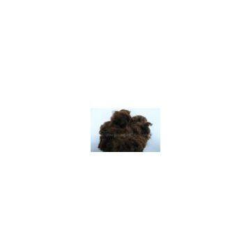 Brown Solid RPET Polyester Staple Fiber for Non-Woven Fabric