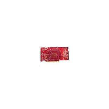 Red Immersion Gold 0.5 - 3oz Copper Prototype Multi - Layer PCB For Radio, TV, Mobile