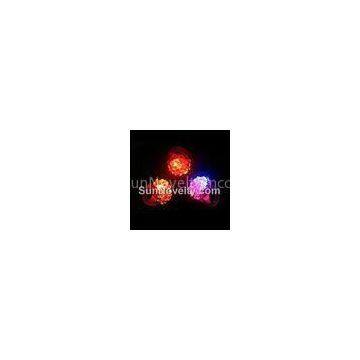 Red, Blue, Yellow / Square, Heart, Rhombus Flashing Soft Bubble Ring SR-LR06