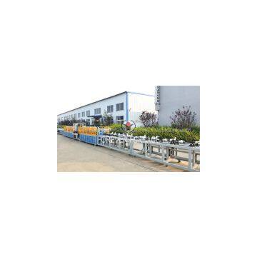 Oil drill pipe induction hardening and tempering machine