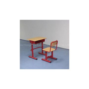 Mold Plate Single Height Adjustable School Desk Chair