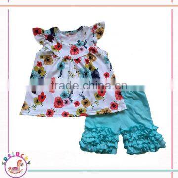 High quality Knit Cotton Newborn clothing Baby girl boutique MY10-11