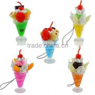 Icecream Hang Mobile Phone Charms for Promotion Gifts