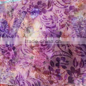 soft burnout velvet fabric for industry