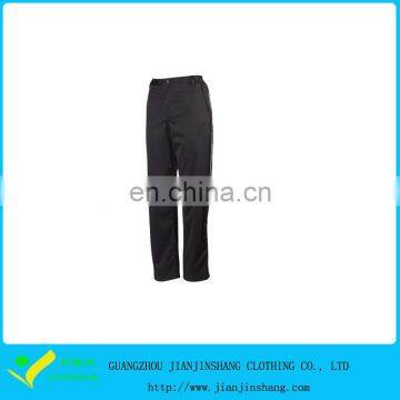 Black Color Basic Design Light Polyester Trousers Women Running