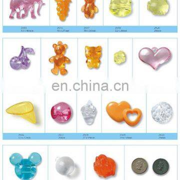 plastic bead jewellery parts