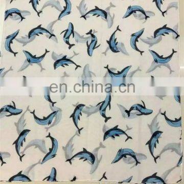 women multifuntional shawl lovely animal printed whale pattern pashmina triangle jilbab hijab scarf