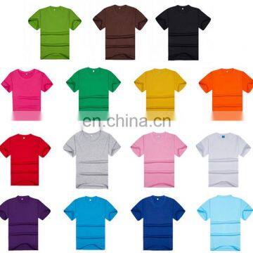 2017 China Manufacturing High Quality Mens 100% Cotton Plain T-shirts