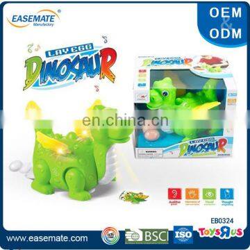 Cartoon projector lay eggs dinosaur toys with light and music