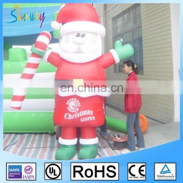 2017 inflatable christmas ornaments inflatable santa claus for advertising