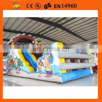 2014 New Roller Coaster Inflatable Slide, Commercial Inflatable Slide