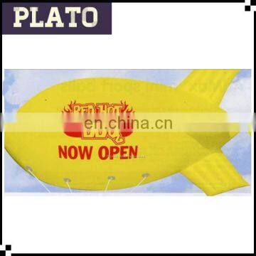 inflatable costume airplane balloon Yellow Inflatable blimp Zeppelin for sale