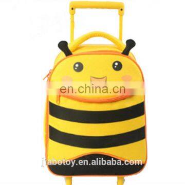 School Trolley bag 2015 hot new design style factory price Medium Kids School Trolley Bag with Wheels