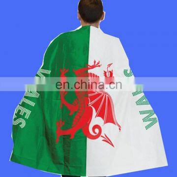 Sports WELSH Pride Dragon Flag Fancy Dress Body Cape