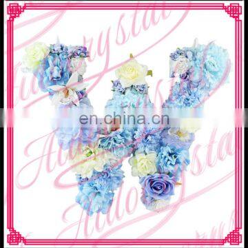 Aidocrystal Handmade Custom Name Hanging Flower Floral Letter for Wedding photo-6
