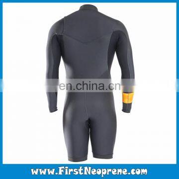 Customize Service 2/3MM Premium Neoprene CR Men Long Sleeve Scuba Shorty Diving Suit photo-2