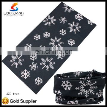 2016 hot new style 100%polyester necklace fashion elastic outdoor sports bandana scarf