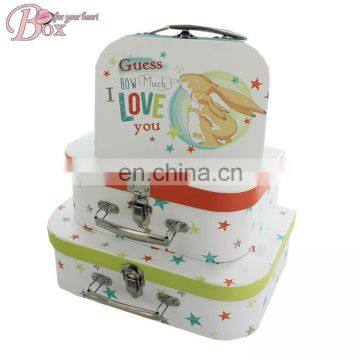 Wholesale Custom Cardboard Suitcase Gift Box With Handle photo-4