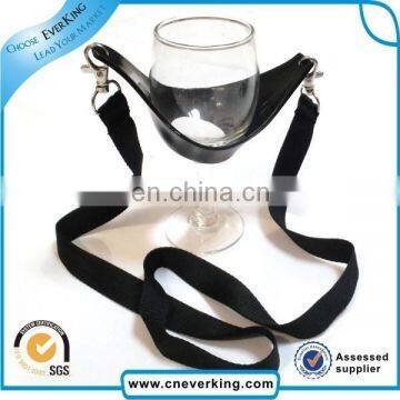 Hoting selling silicone bottle holder lanyards