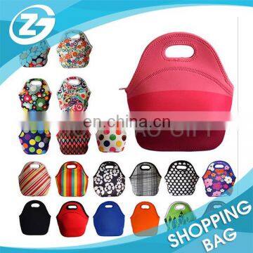 Neoprene Lunch Bag Cooler Bag In Different Colors Durable Shockproof Picnic Case Lunch Tote Bag photo-5