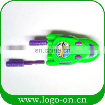 Promotional Customized Cheap Shooting Plane Small Plastic Assembly Toys People