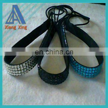 2014 hand made rhinestone headbands in solid colour