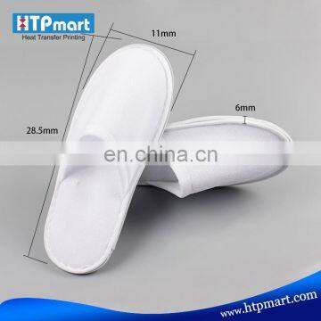 Sublimation Custom plush hotel slippers and shoes