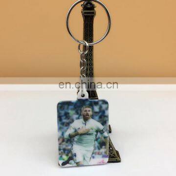 Customized Digital Photo Keychain Football Soccer Star Movie Star Character Keychain President Election Keychain photo-5